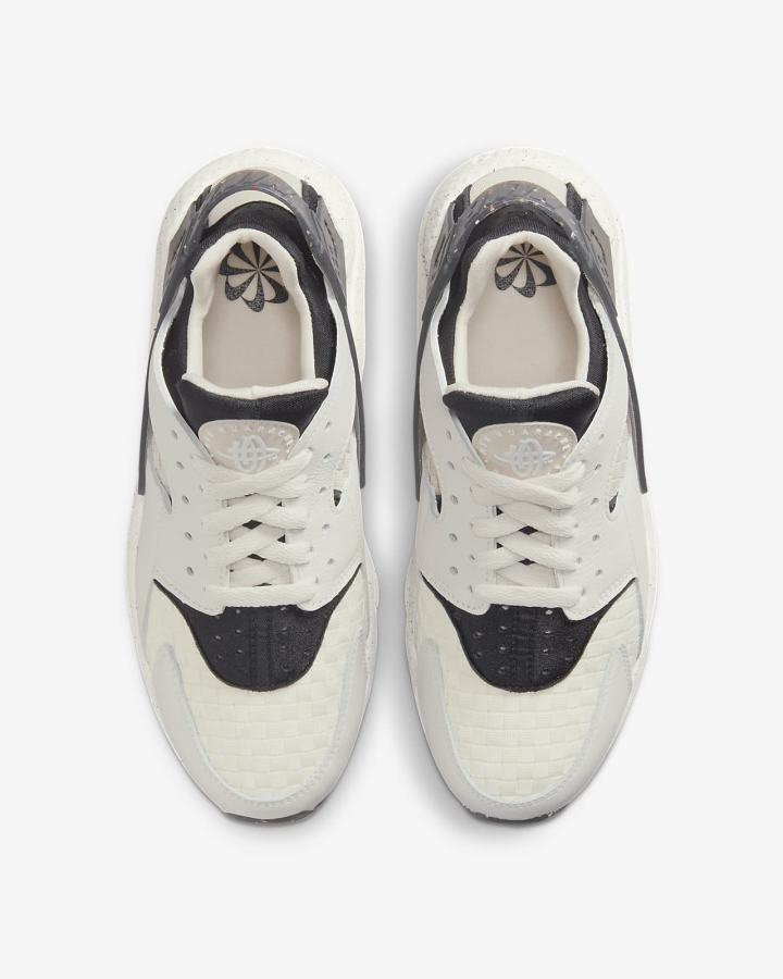 Zapatillas Nike Air Huarache Mujer Marrones Claro Negras | IQELN-7521