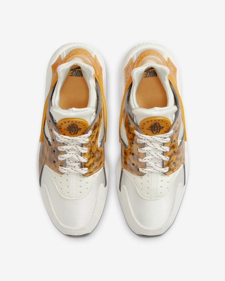 Zapatillas Nike Air Huarache Mujer Marrones Beige Amarillo | VEHXD-1952