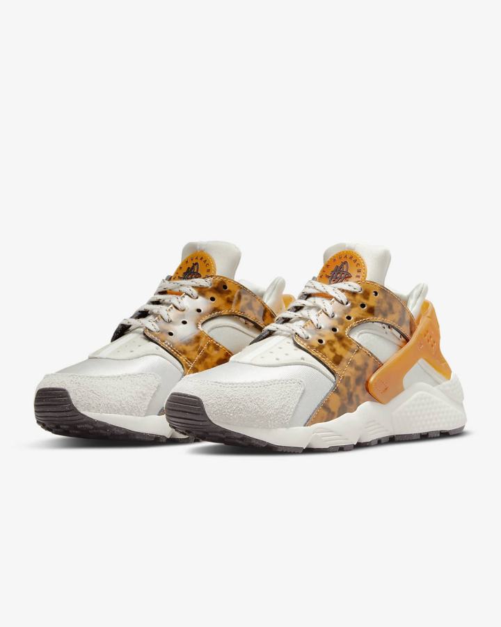 Zapatillas Nike Air Huarache Mujer Marrones Beige Amarillo | VEHXD-1952