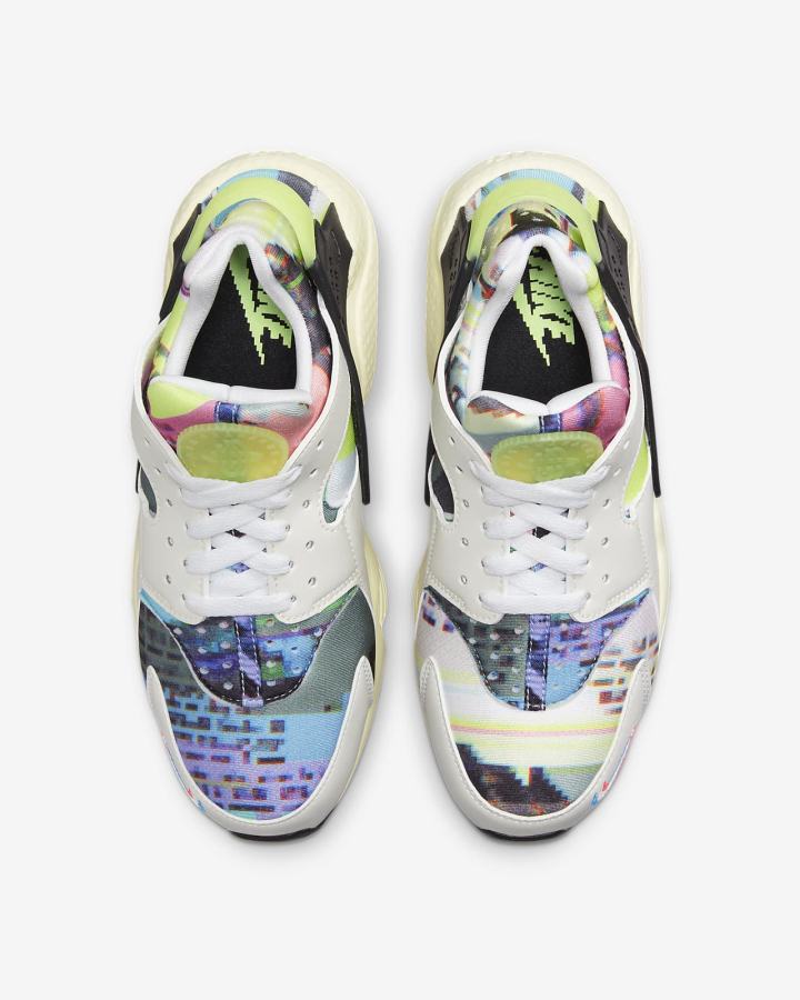 Zapatillas Nike Air Huarache Mujer Multicolor Blancas | VKLDW-7453
