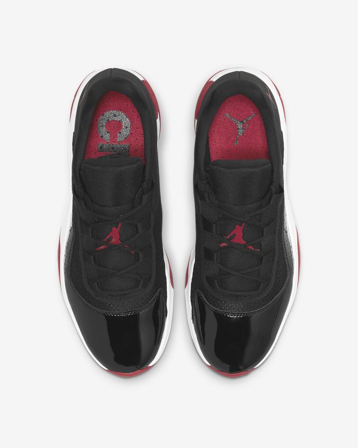 Zapatillas Nike Air Jordan 11 CMFT Low Hombre Negras Rojas Blancas | IUDOM-8092