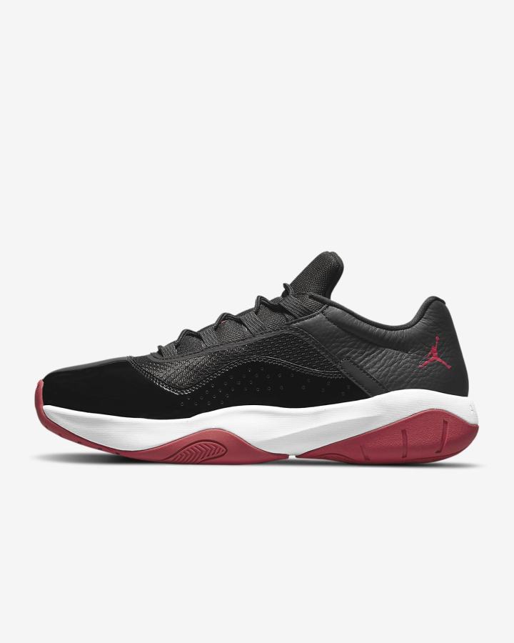 Zapatillas Nike Air Jordan 11 CMFT Low Hombre Negras Rojas Blancas | IUDOM-8092
