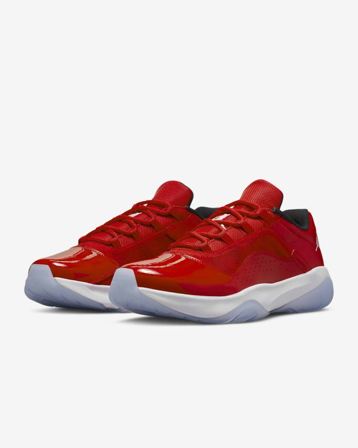 Zapatillas Nike Air Jordan 11 CMFT Low Hombre Rojas Negras Blancas | UBWVA-0286