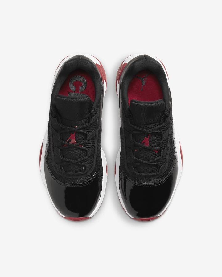 Zapatillas Nike Air Jordan 11 CMFT Low Kids Niño Negras Rojas Blancas | OLIUX-5038