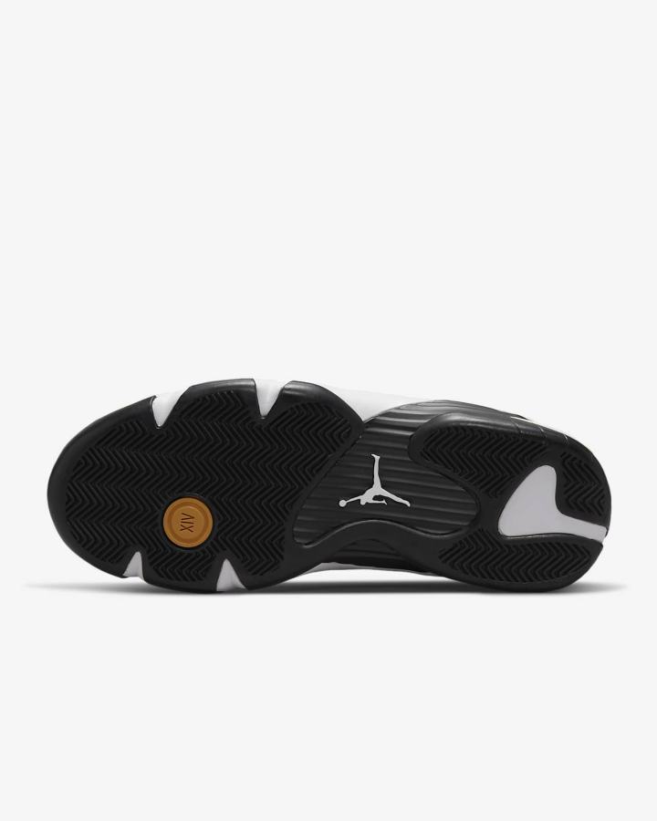 Zapatillas Nike Air Jordan 14 Retro Hombre Blancas Negras | EJZNX-3615