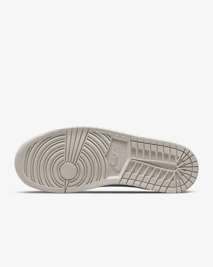 Zapatillas Nike Air Jordan 1 Centre Court Hombre Blancas Metal Doradas Marrones Claro | HKOZN-4597