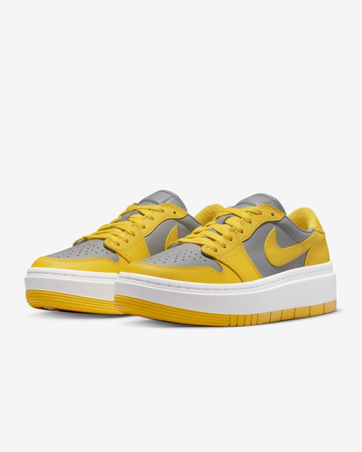 Zapatillas Nike Air Jordan 1 Elevate Low Mujer Gris Blancas | AVOXC-8367