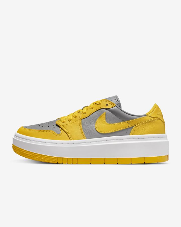 Zapatillas Nike Air Jordan 1 Elevate Low Mujer Gris Blancas | AVOXC-8367