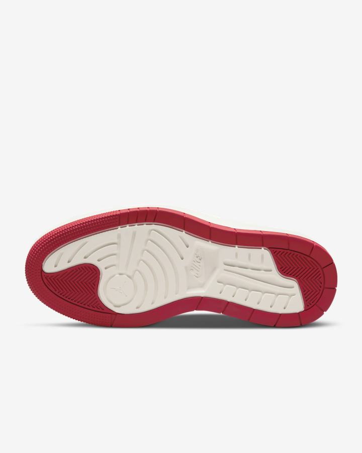 Zapatillas Nike Air Jordan 1 Elevate Low Mujer Gris Oscuro Rojas | OVJEP-3689