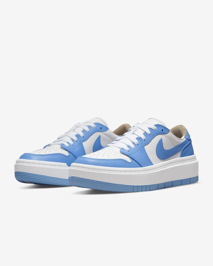 Zapatillas Nike Air Jordan 1 Elevate Low SE Mujer Blancas Negras Azules | ZNKIY-3967