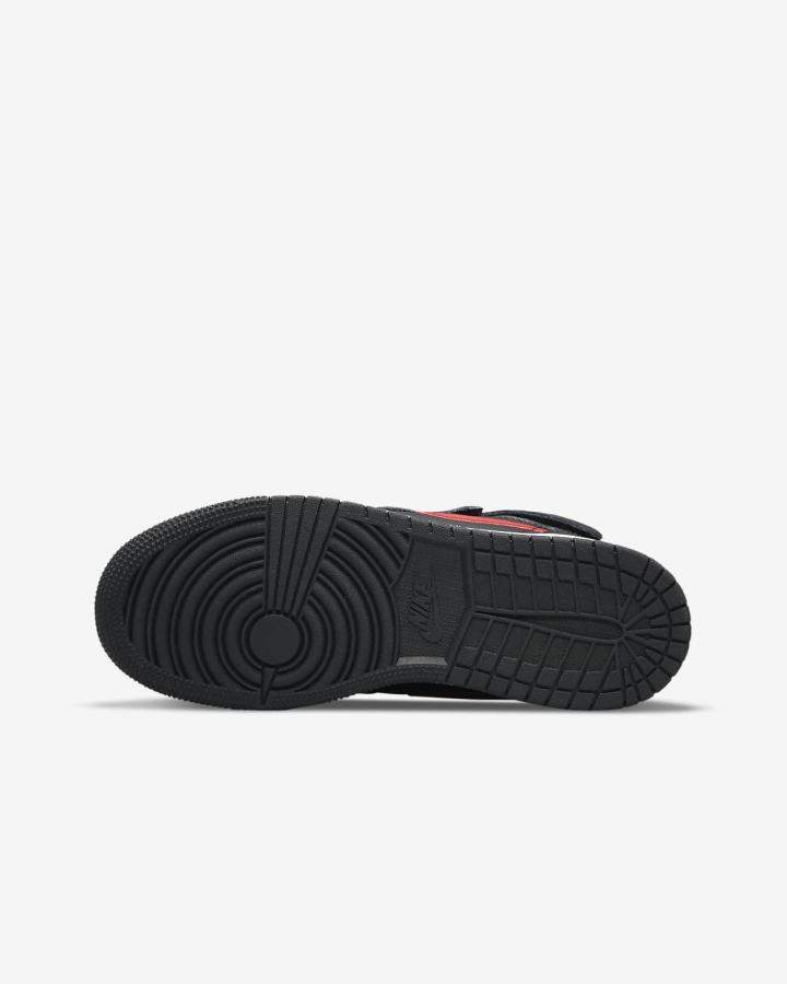 Zapatillas Nike Air Jordan 1 Hi FlyEase Kids Niño Negras Gris Blancas Rojas | OKAHT-1869