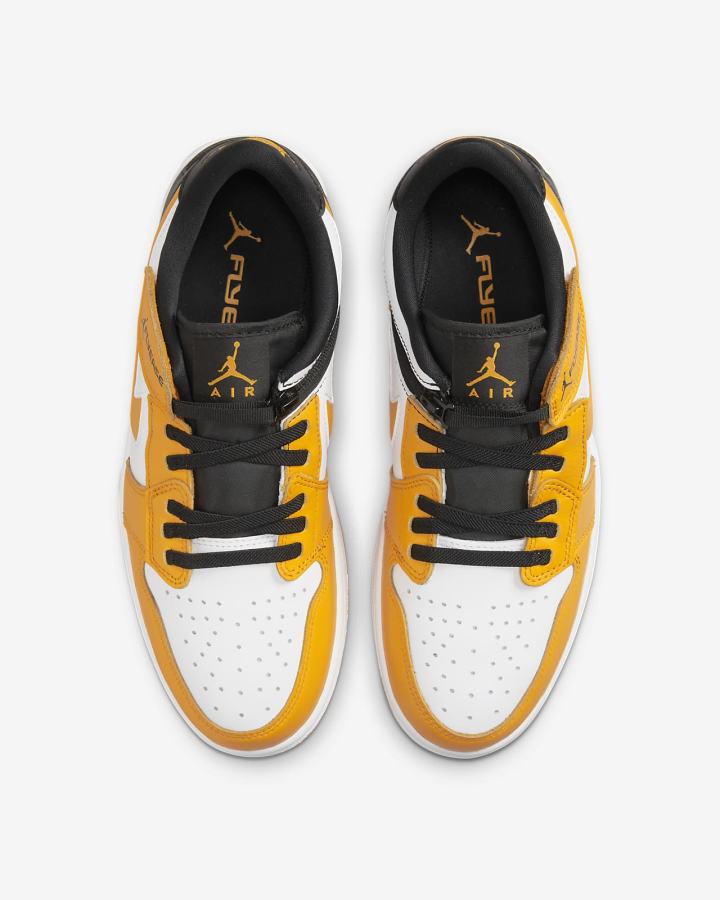 Zapatillas Nike Air Jordan 1 Low FlyEase Easy On/Off Hombre Blancas Negras | GESTH-4897