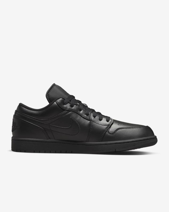 Zapatillas Nike Air Jordan 1 Low Hombre Negras | XFOWC-4098
