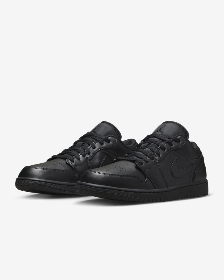 Zapatillas Nike Air Jordan 1 Low Hombre Negras | XFOWC-4098