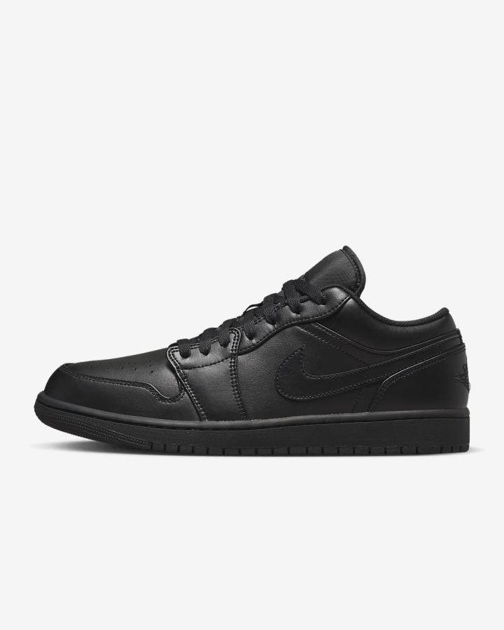 Zapatillas Nike Air Jordan 1 Low Hombre Negras | XFOWC-4098