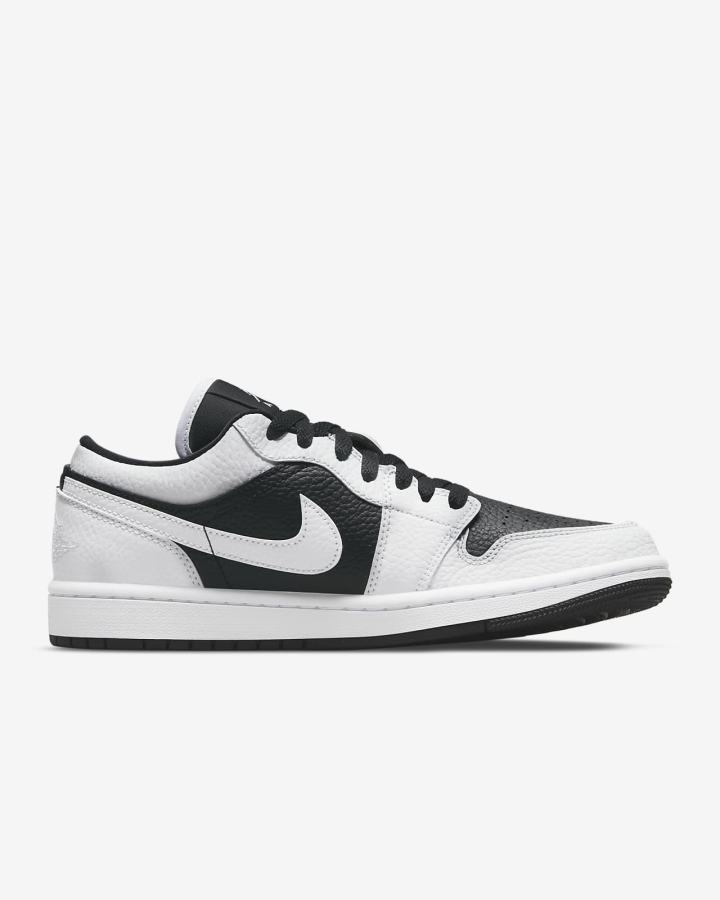 Zapatillas Nike Air Jordan 1 Low SE Mujer Blancas Negras | IPDWB-1364