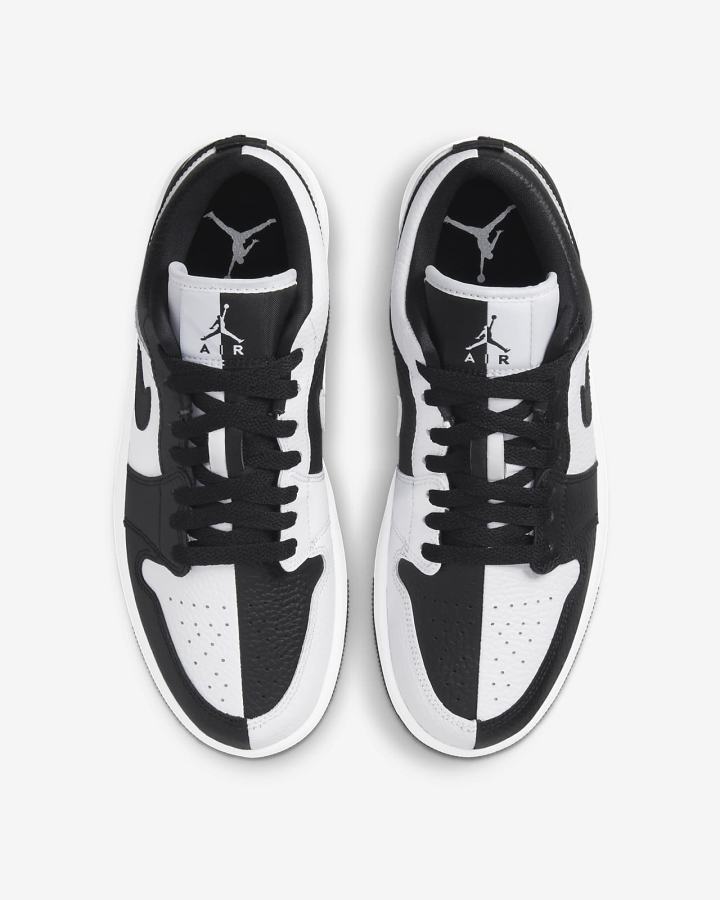 Zapatillas Nike Air Jordan 1 Low SE Mujer Blancas Negras | IPDWB-1364