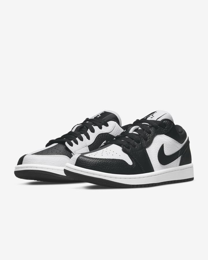 Zapatillas Nike Air Jordan 1 Low SE Mujer Blancas Negras | IPDWB-1364