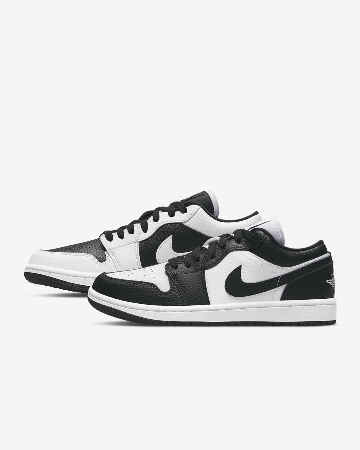 Zapatillas Nike Air Jordan 1 Low SE Mujer Blancas Negras | IPDWB-1364