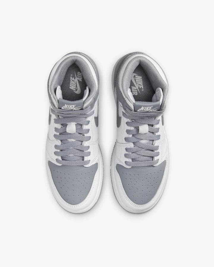 Zapatillas Nike Air Jordan 1 Retro High OG Niña Blancas | QLZAE-1584
