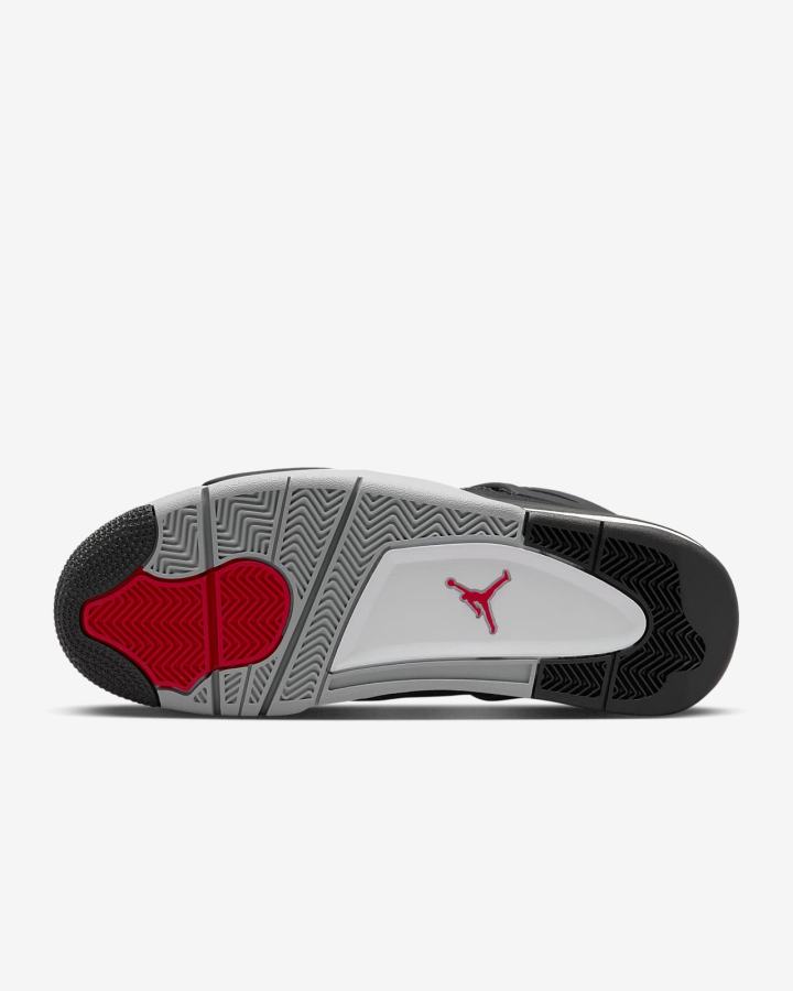 Zapatillas Nike Air Jordan 4 Retro SE Hombre Negras Blancas Rojas Gris Claro | KMZRA-9147