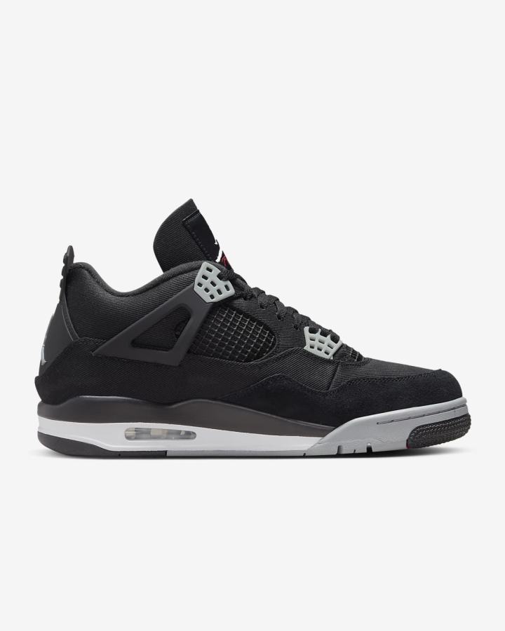 Zapatillas Nike Air Jordan 4 Retro SE Hombre Negras Blancas Rojas Gris Claro | KMZRA-9147
