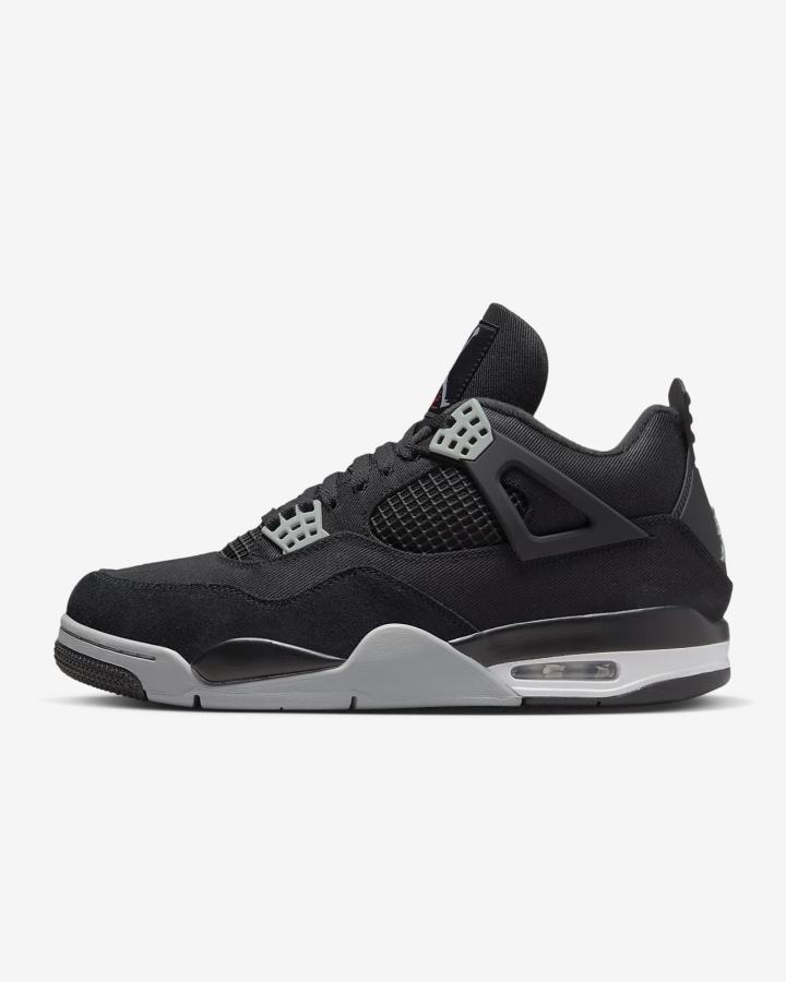 Zapatillas Nike Air Jordan 4 Retro SE Hombre Negras Blancas Rojas Gris Claro | KMZRA-9147