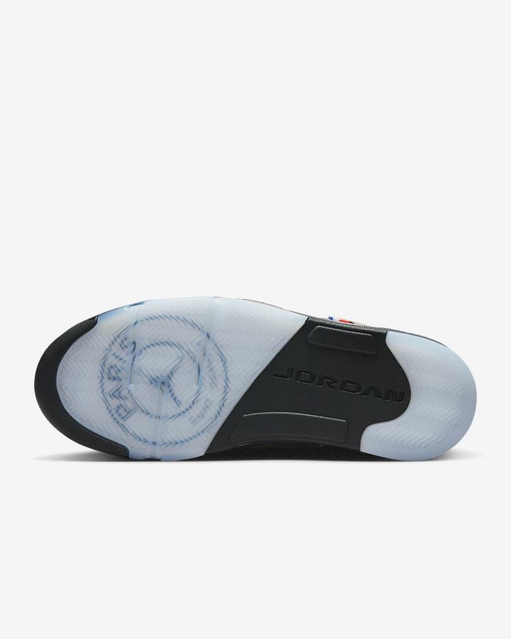 Zapatillas Nike Air Jordan 5 Retro Low PSG Hombre Negras Moradas Azul Real | JNDYE-8095