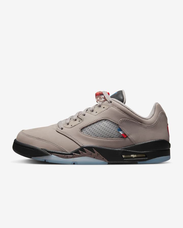 Zapatillas Nike Air Jordan 5 Retro Low PSG Hombre Negras Moradas Azul Real | JNDYE-8095