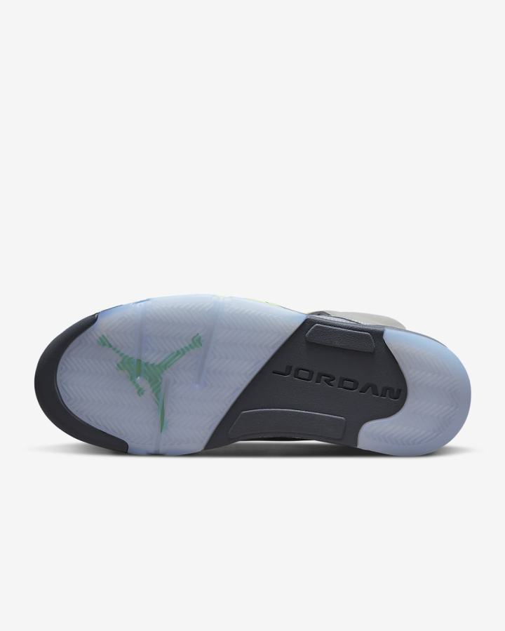 Zapatillas Nike Air Jordan 5 Retro “Green Bean” Hombre Plateadas Gris Verde | BSHRD-1534