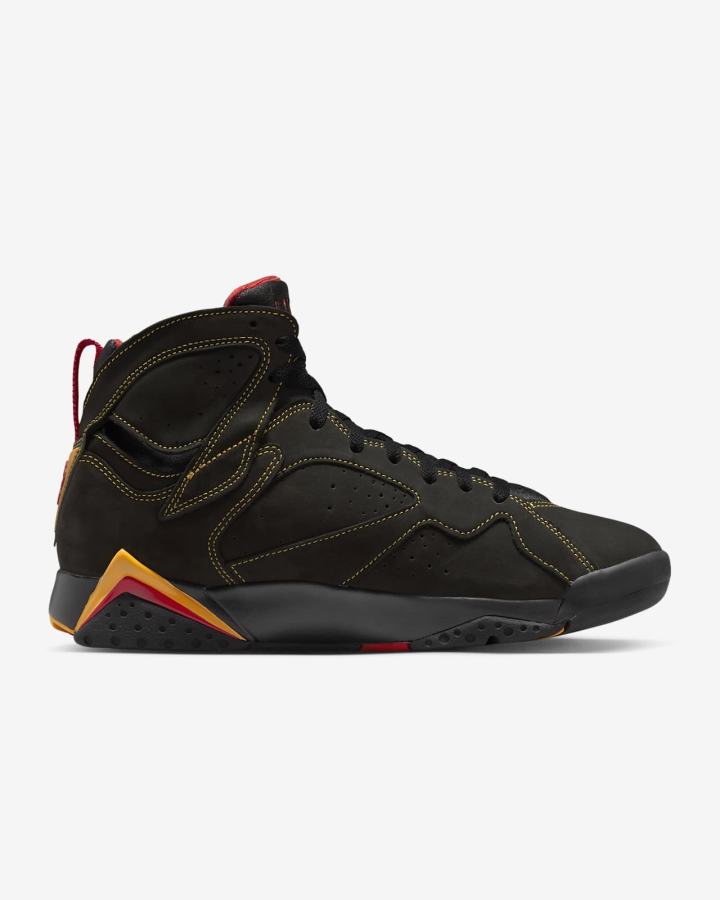 Zapatillas Nike Air Jordan 7 Retro Hombre Negras Rojas Naranjas | LEZDI-4678