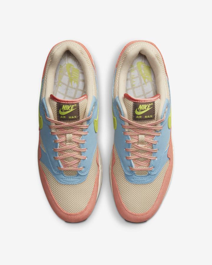 Zapatillas Nike Air Max 1 Hombre Azules Verde | NQEJV-8351