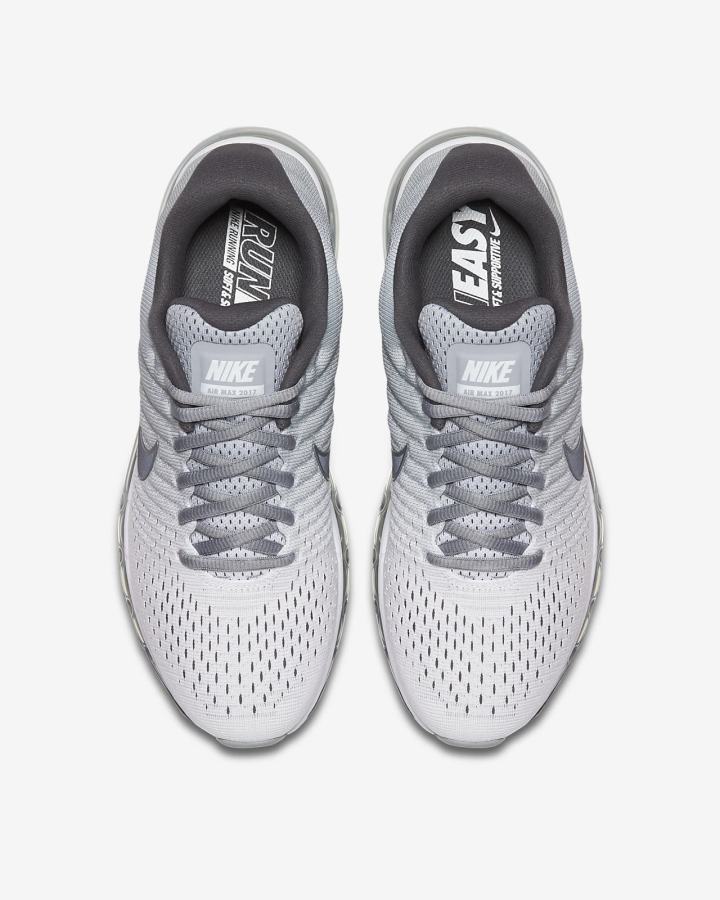 Zapatillas Nike Air Max 2017 Hombre Blancas Gris | PYUTD-3465