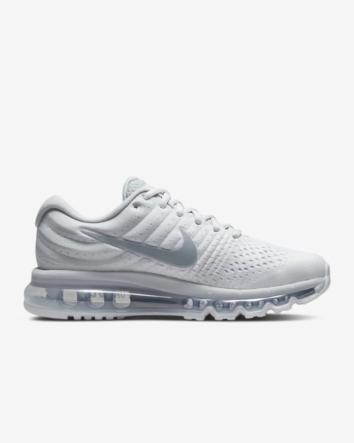 Zapatillas Nike Air Max 2017 Mujer Plateadas Blancas Gris | LQVNP-6740