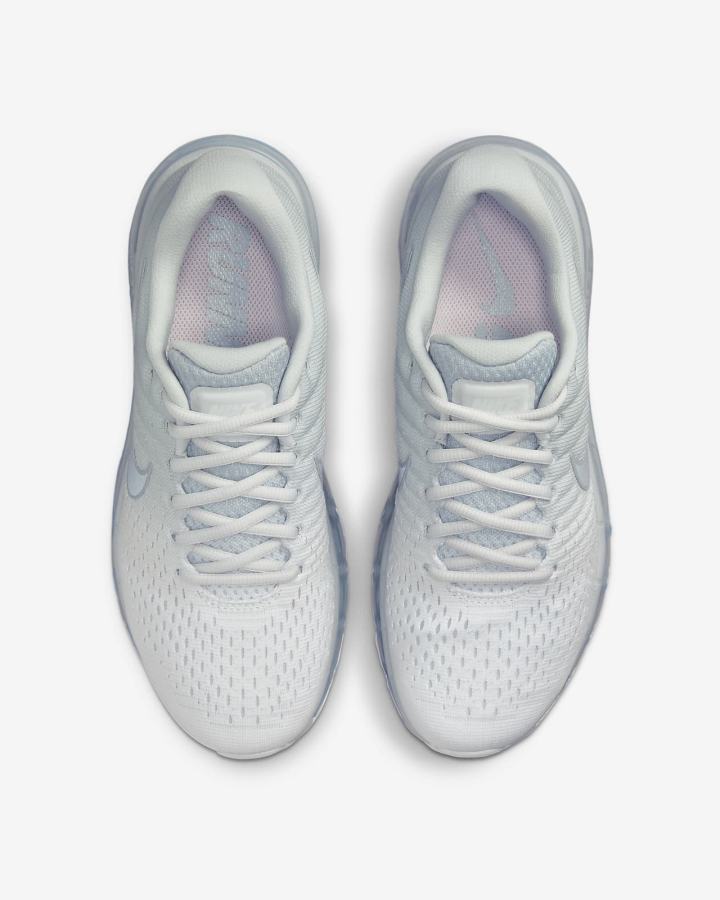 Zapatillas Nike Air Max 2017 Mujer Plateadas Blancas Gris | LQVNP-6740