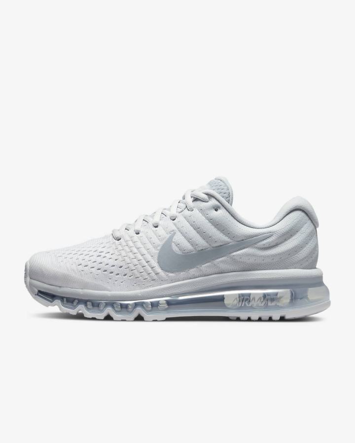 Zapatillas Nike Air Max 2017 Mujer Plateadas Blancas Gris | LQVNP-6740