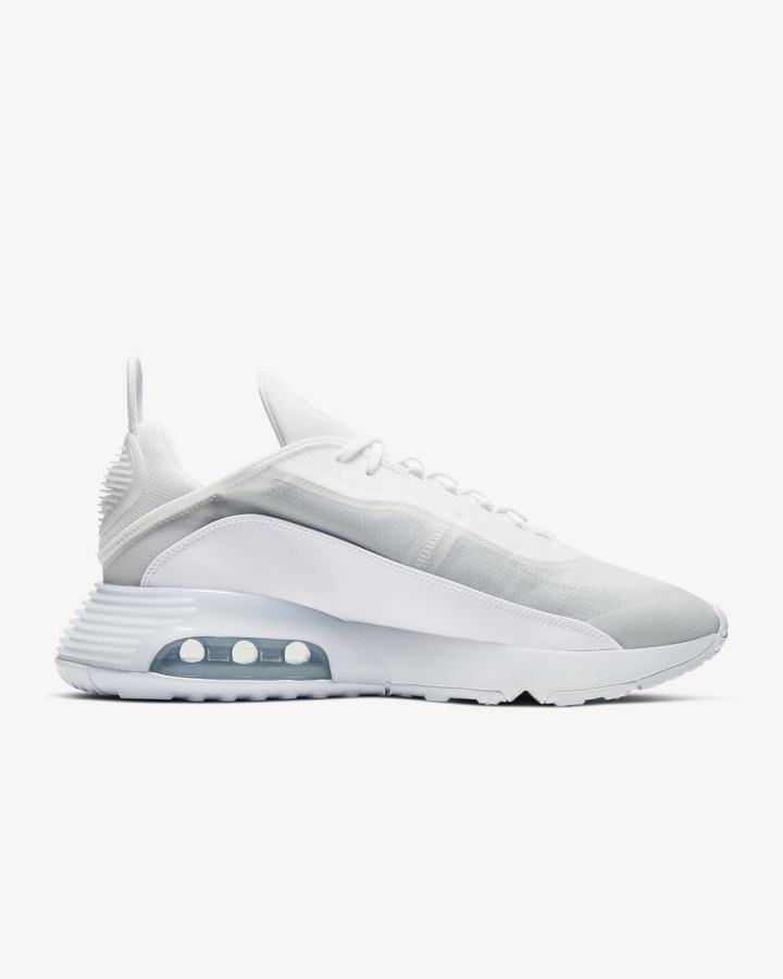 Zapatillas Nike Air Max 2090 Hombre Blancas Gris Plateadas Blancas | ATOFP-8164