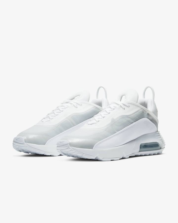 Zapatillas Nike Air Max 2090 Hombre Blancas Gris Plateadas Blancas | ATOFP-8164