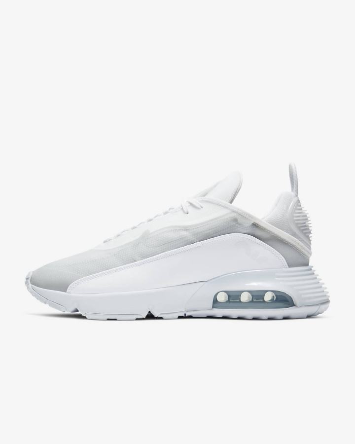 Zapatillas Nike Air Max 2090 Hombre Blancas Gris Plateadas Blancas | ATOFP-8164
