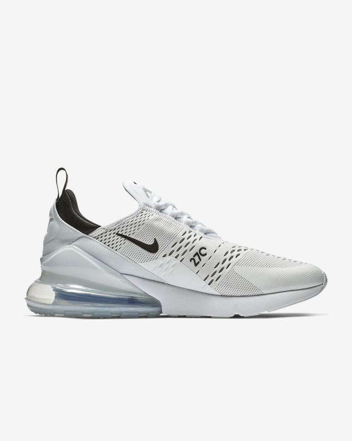 Zapatillas Nike Air Max 270 Hombre Blancas Negras | ANLOE-4132