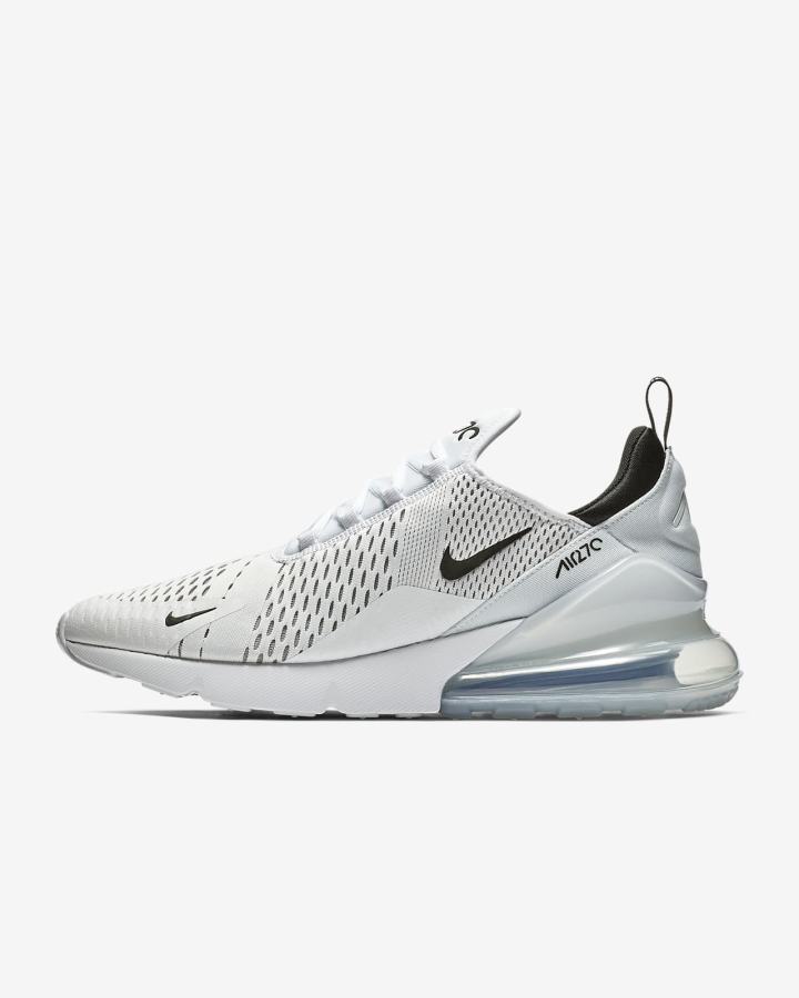 Zapatillas Nike Air Max 270 Hombre Blancas Negras | ANLOE-4132