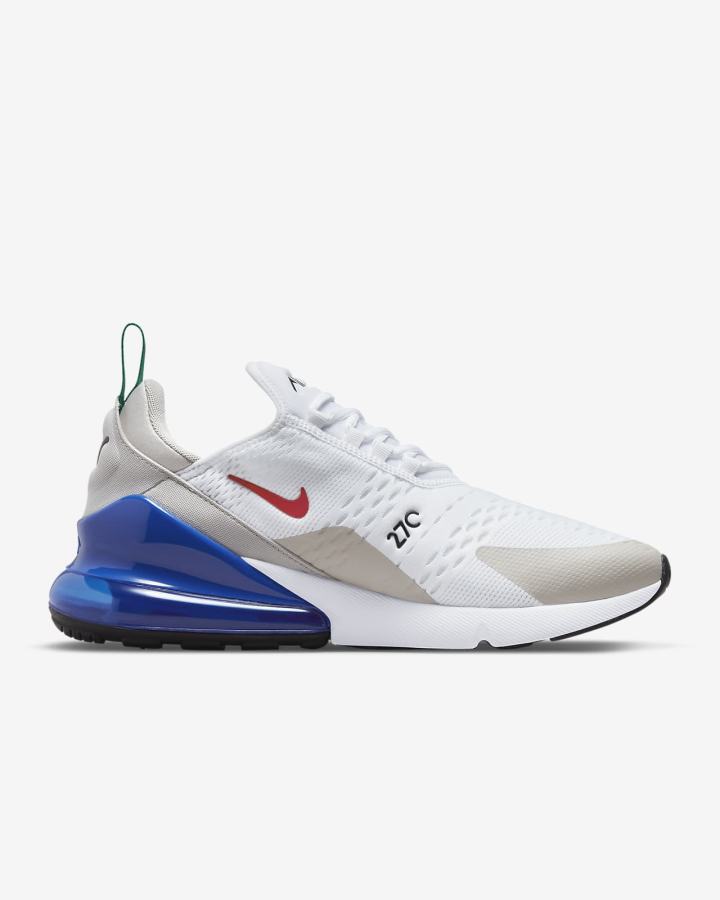 Zapatillas Nike Air Max 270 Hombre Blancas Azul Real Rojas | AYCZT-7853