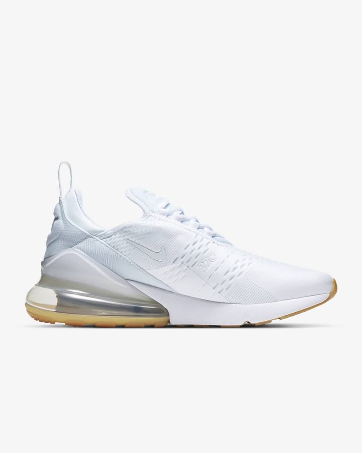 Zapatillas Nike Air Max 270 Hombre Blancas Marrones Claro Blancas | HNAPO-5902