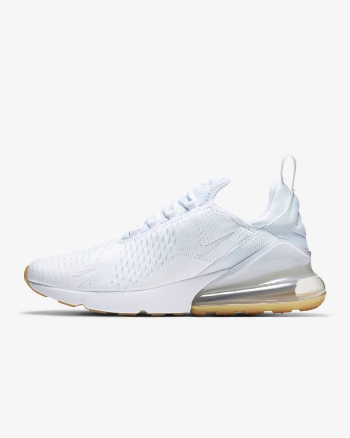 Zapatillas Nike Air Max 270 Hombre Blancas Marrones Claro Blancas | HNAPO-5902