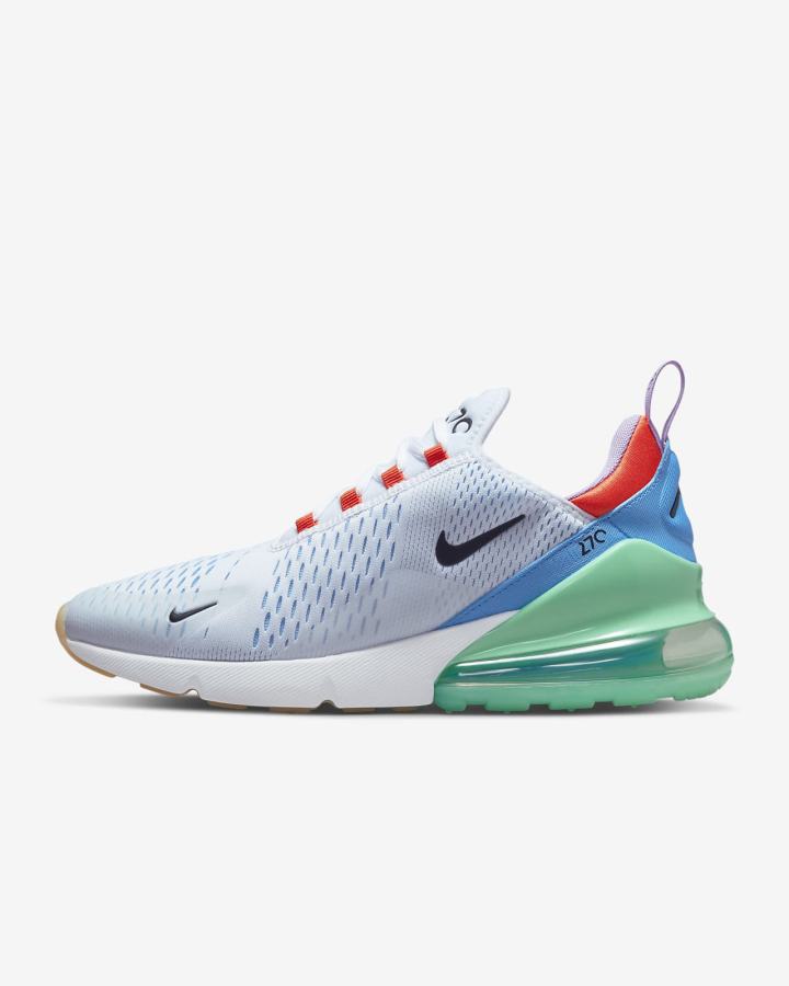 Zapatillas Nike Air Max 270 Hombre Blancas Naranjas Verde Negras | NCHDW-0694