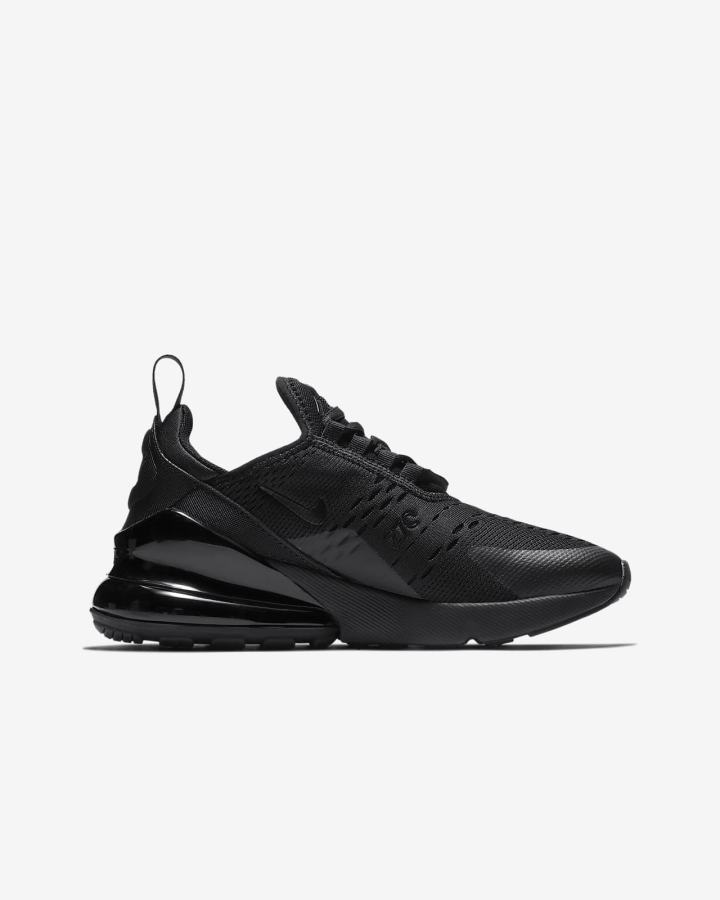 Zapatillas Nike Air Max 270 Kids Niña Negras | SLTVP-6342
