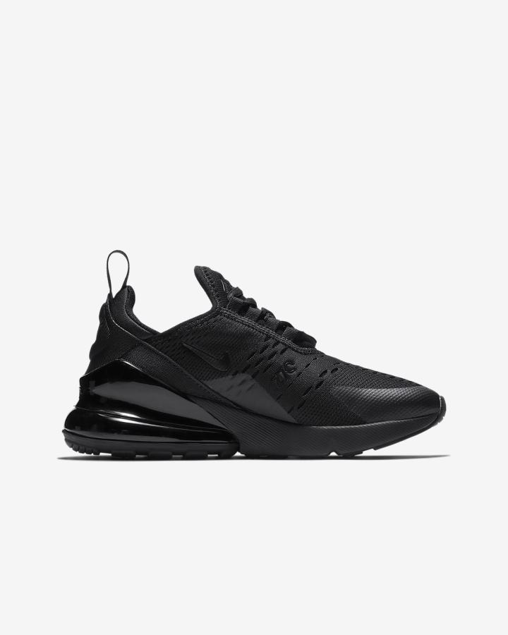 Zapatillas Nike Air Max 270 Kids Niña Negras | SLTVP-6342