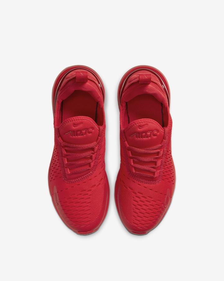 Zapatillas Nike Air Max 270 Kids Niña Rojas Negras Rojas | TMSVZ-1739