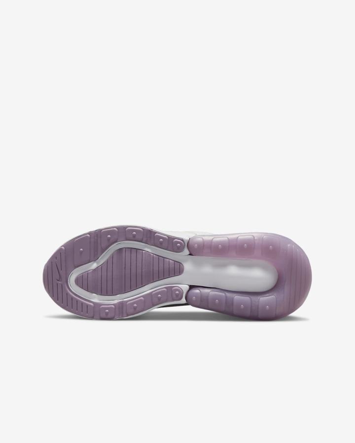 Zapatillas Nike Air Max 270 Kids Niño Blancas Metal Rojas Marrones | YZHDF-0236