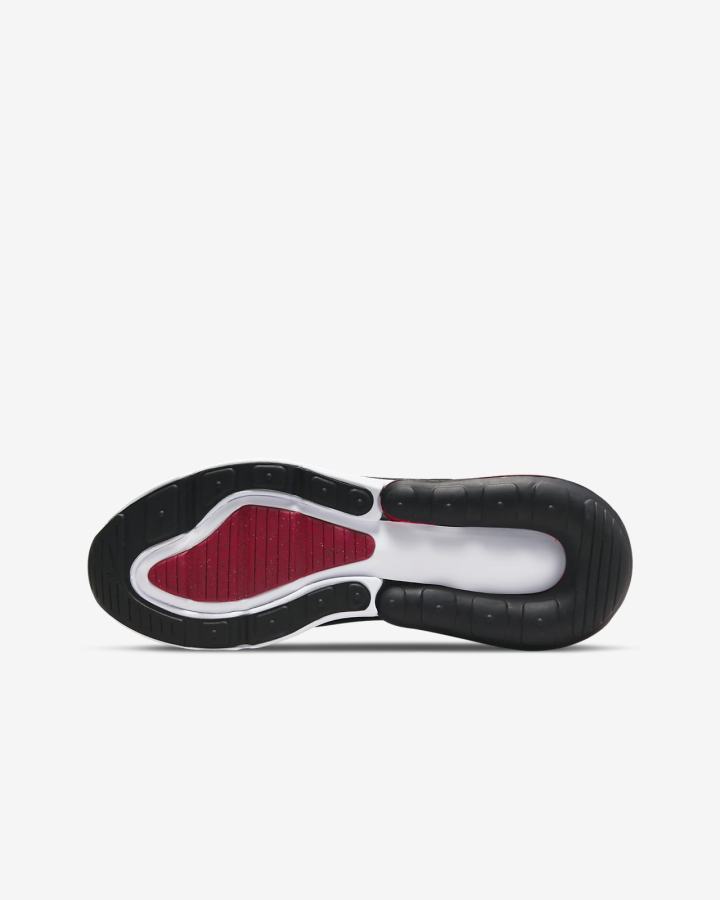 Zapatillas Nike Air Max 270 Kids Niño Gris Negras Blancas Rojas | RMGZY-3472